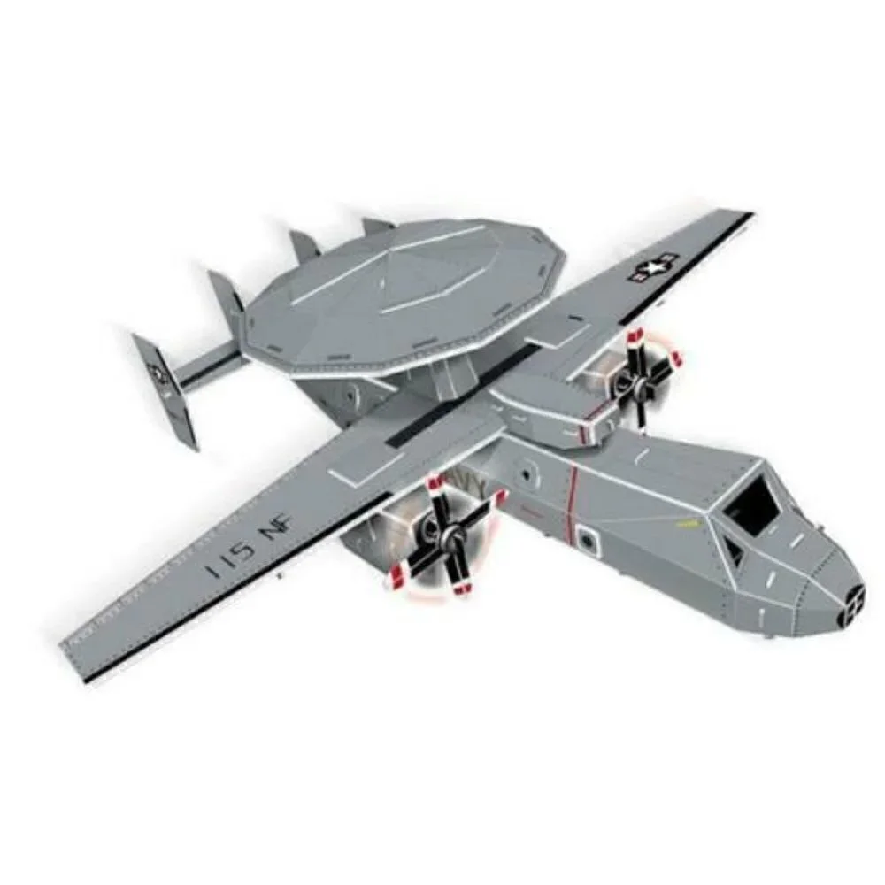 3D Puzzles CHB212 C2E Hawkeye Plane 3D Puzzle 84 Pieces #2295